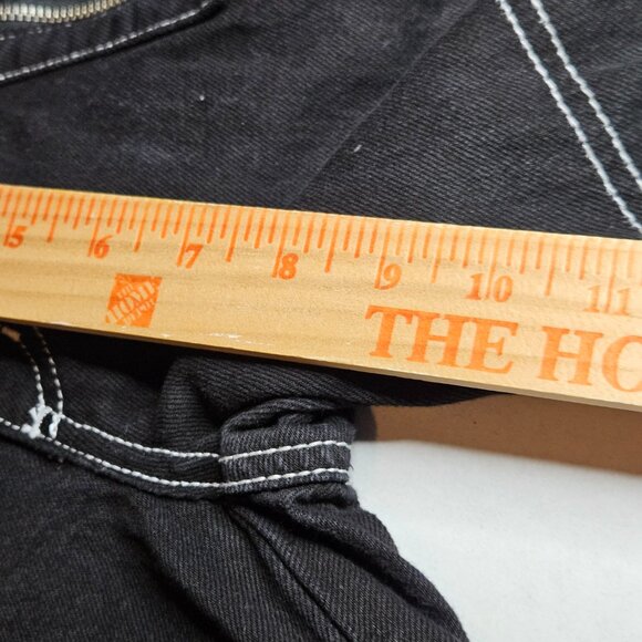 BDG Urban Outfitters Black Zippered Moto Jeans Size 24 - Picture 6 of 7